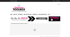 Desktop Screenshot of mompreneurstoolbox.com